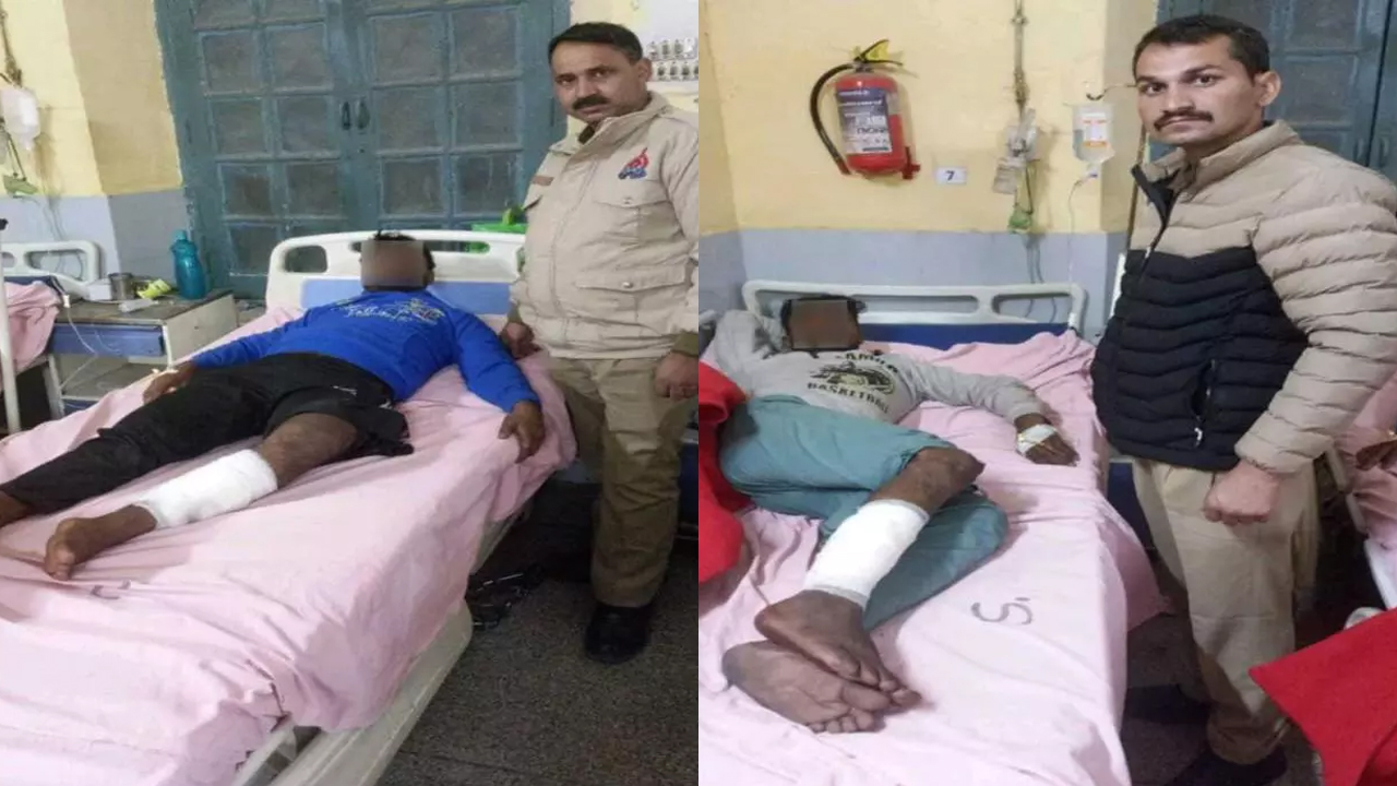 Bulandshahr News: बुलंदशहर में दो इनामी गैंगस्टर रहीमुद्दीन और सनाउल पुलिस मुठभेड़ में हुए लंगड़े