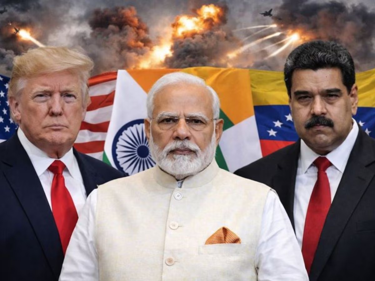 वेनेजुएला पर अमेरिकी कार्रवाई पर भारत बोला, हालात चिंताजनक, समाधान केवल बातचीत से संभव बताया वेनेजुएला पर अमेरिकी कार्रवाई पर भारत बोला, हालात चिंताजनक, समाधान केवल बातचीत से संभव बताया