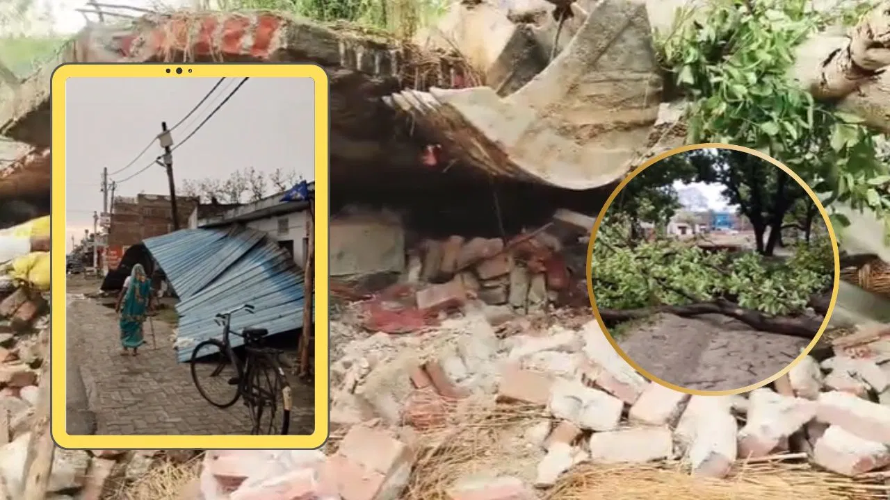 UP में आंधी-बारिश का कहर: कहीं पेड़ गिरे, कहीं दीवार ढही… 18 लोगों की दर्दनाक मौत UP में आंधी-बारिश का कहर: कहीं पेड़ गिरे, कहीं दीवार ढही… 18 लोगों की दर्दनाक मौत
