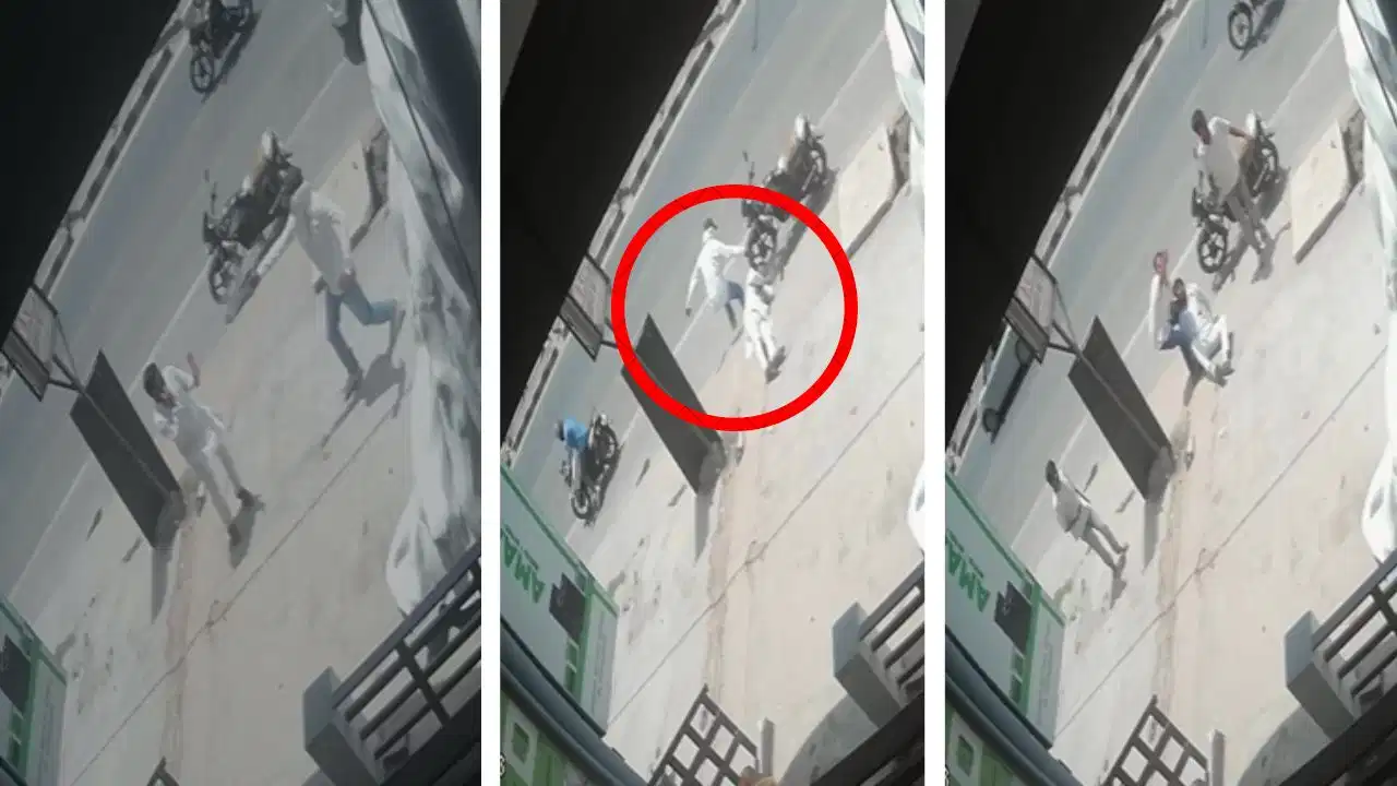 लखनऊ में प्रॉपर्टी डीलर की हत्या, CCTV में कैद वारदात लखनऊ में प्रॉपर्टी डीलर की हत्या, CCTV में कैद वारदात
