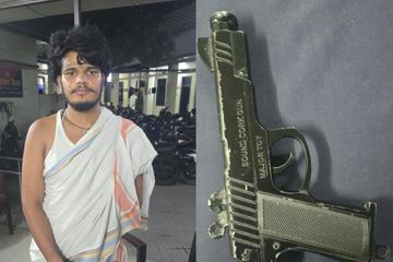 वाराणसी में टॉय पिस्टल के साथ दबंग वाली रील बनाना पड़ा भारी, अब पुलिस ने लिया एक्शन