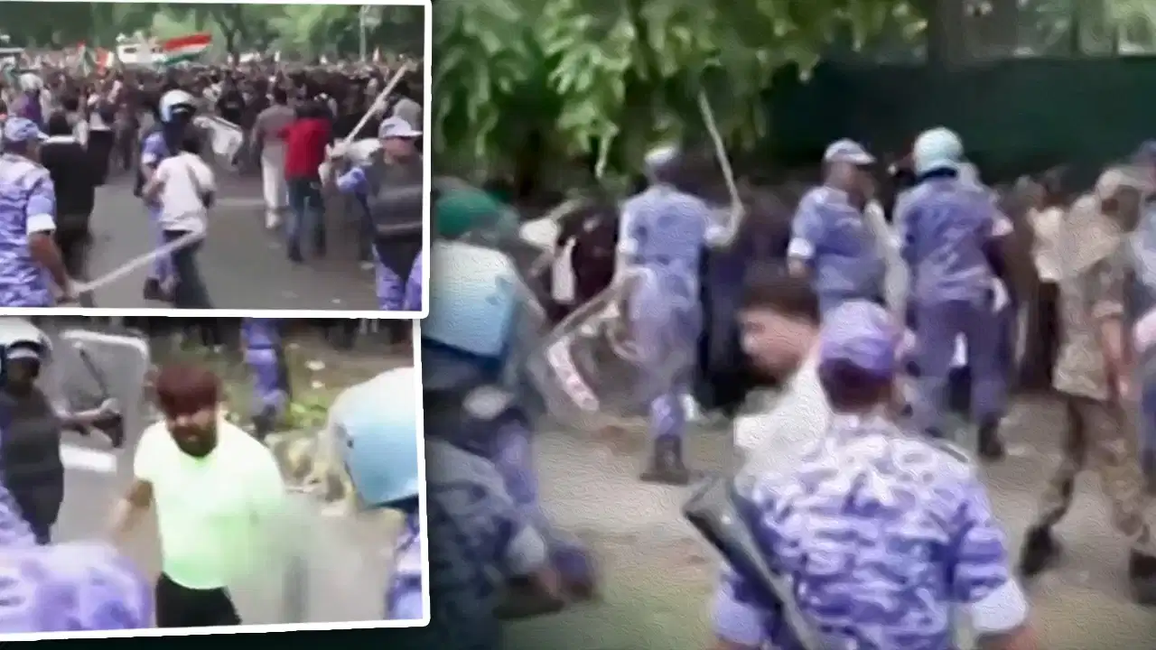 CJP प्रदर्शनकारियों का संसद मार्च, पुलिस ने रोका रास्ता, आंसू गैस के गोले दागे CJP प्रदर्शनकारियों का संसद मार्च, पुलिस ने रोका रास्ता, आंसू गैस के गोले दागे