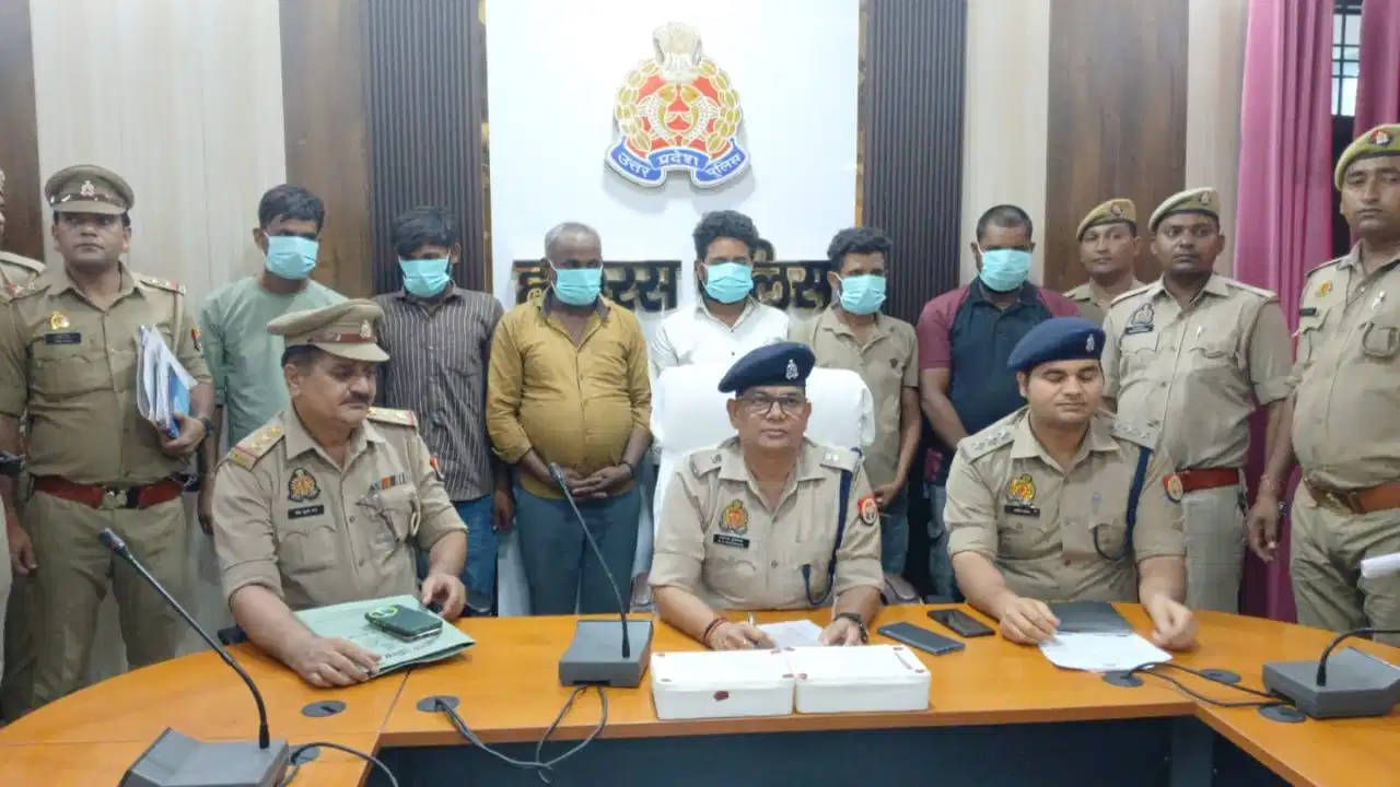 हाथरस में ₹52 लाख की कॉपर चोरी का खुलासा, ट्रक चालक समेत 6 गिरफ्तार