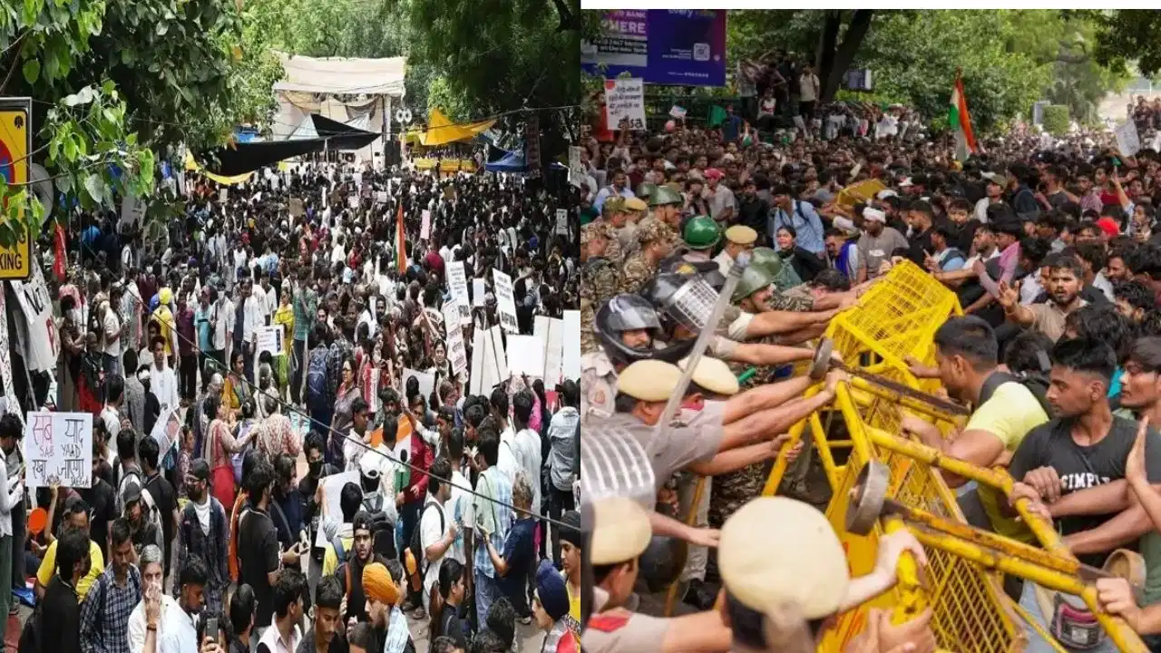दिल्ली अलर्ट: जंतर-मंतर पर FRS कैमरों से हर चेहरे पर नजर, 10 हजार प्रदर्शनकारी डटे, 3 हजार पुलिसकर्मी तैनात