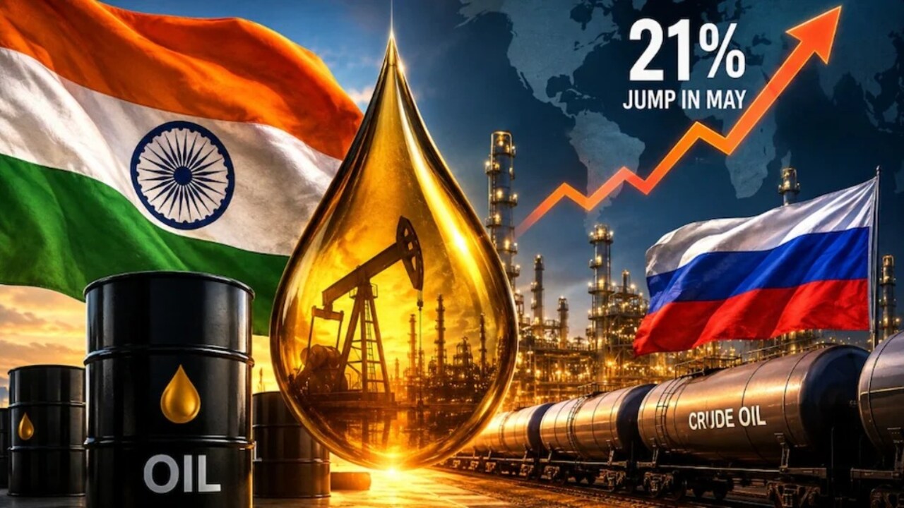 India Russian Oil Import: भारत ने रूस से मंगवाया रिकॉर्ड मात्रा में कच्चा तेल, क्या अब नहीं बढ़ेंगे पेट्रोल-डीजल के दाम? समझिए इसके मायने India Russian Oil Import: भारत ने रूस से मंगवाया रिकॉर्ड मात्रा में कच्चा तेल, क्या अब नहीं बढ़ेंगे पेट्रोल-डीजल के दाम? समझिए इसके मायने