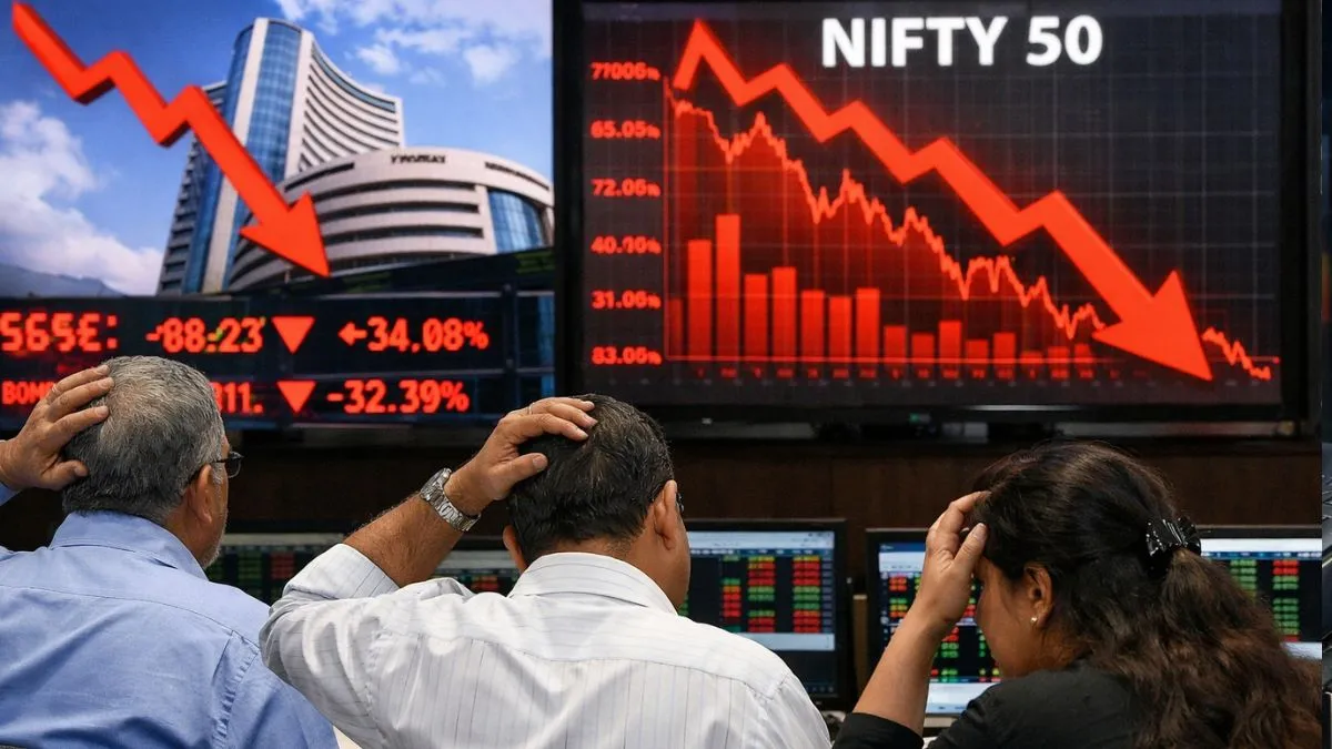 Share Market Crash: सेंसेक्स 650 अंक से ज्यादा टूटा, निफ्टी 24,200 के नीचे फिसला, जानें बाजार में क्यों मची बिकवाली Share Market Crash: सेंसेक्स 650 अंक से ज्यादा टूटा, निफ्टी 24,200 के नीचे फिसला, जानें बाजार में क्यों मची बिकवाली