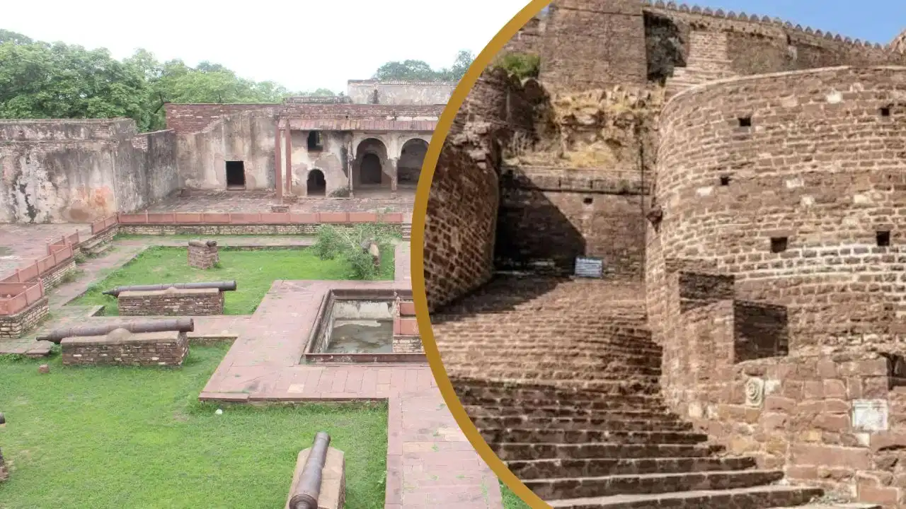 शिवपुरी के नरवर किले से 500 साल पुरानी तोप चोरी, क्रेन-ट्रक लेकर पहुंचे बदमाशों ने गार्ड्स को बनाया बंधक