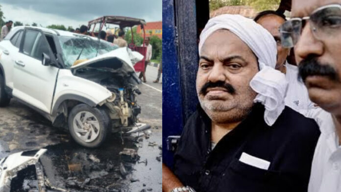 अतीक अहमद के बेटे आबान अहमद की सड़क हादसे में मौत, भाई अली से मिलने जाते समय डिवाइडर से टकराई कार