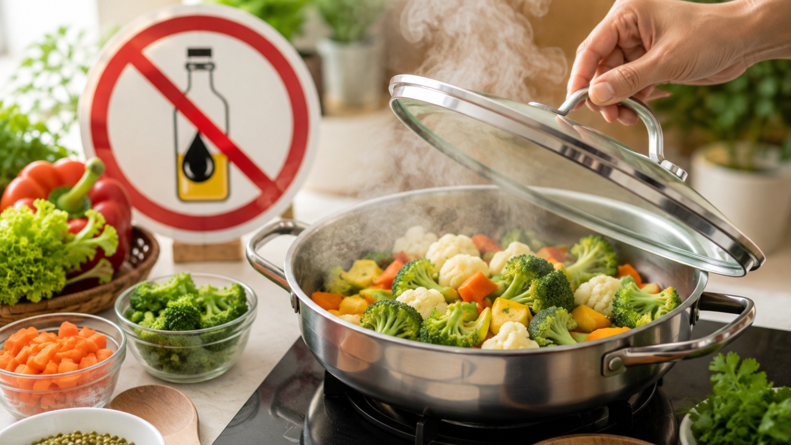 Zero Oil Cooking: क्या होती है जीरो ऑयल कुकिंग? इससे क्या होते हैं फायदे? Zero Oil Cooking: क्या होती है जीरो ऑयल कुकिंग? इससे क्या होते हैं फायदे?